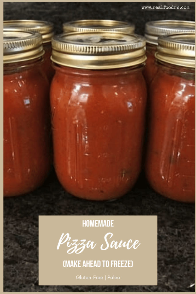 Homemade Pizza Sauce (to freeze) | Real Food RN
