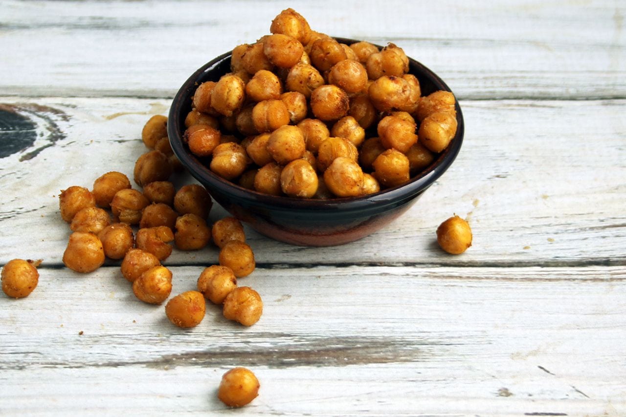 Spicy Citrus Roasted Chickpeas | Real Food RN