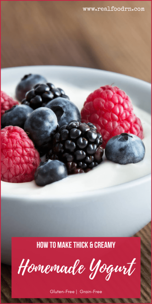How to Make Thick & Creamy Homemade Yogurt | Real Food RN
