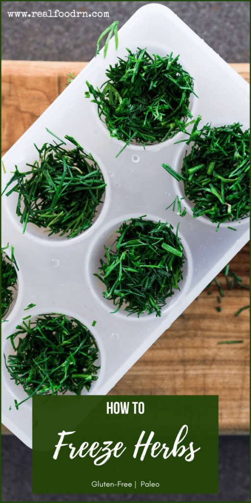How to Freeze Herbs | Real Food RN