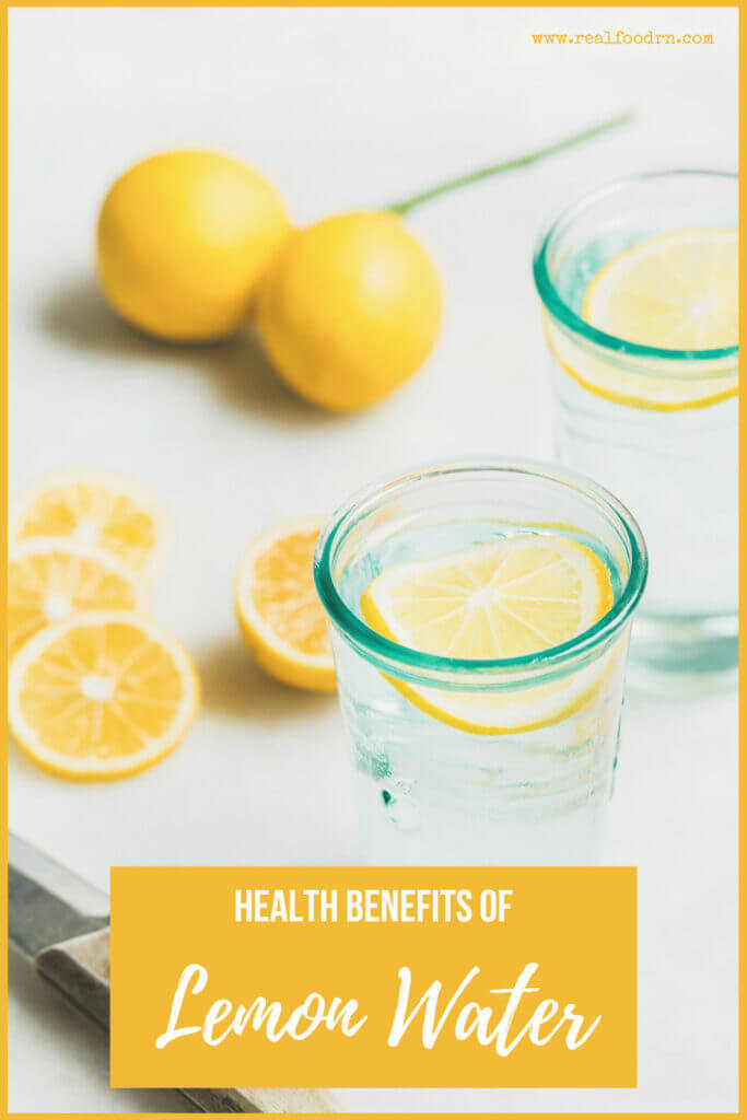 benefit to lemon water