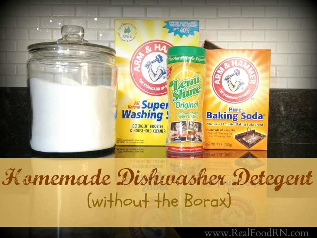 Homemade Dishwasher Detergent Without Borax | Real Food RN