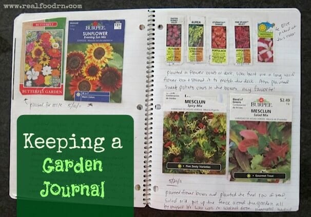 Keeping a Garden Journal | Real Food RN