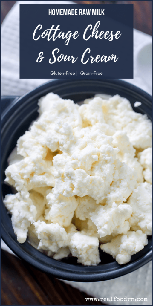 How to Make Raw Milk Cottage Cheese & Sour Cream | Real Food RN