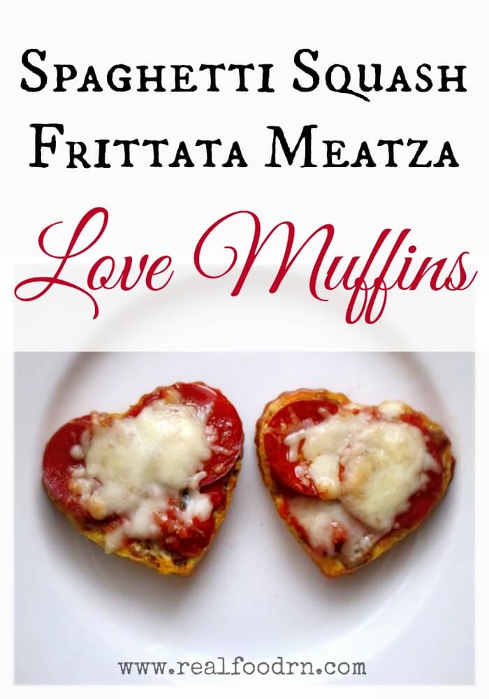 Spaghetti Squash Frittata Meatza Love Muffins | Real Food RN