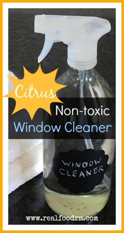 Citrus Non-toxic Window Cleaner | Real Food RN