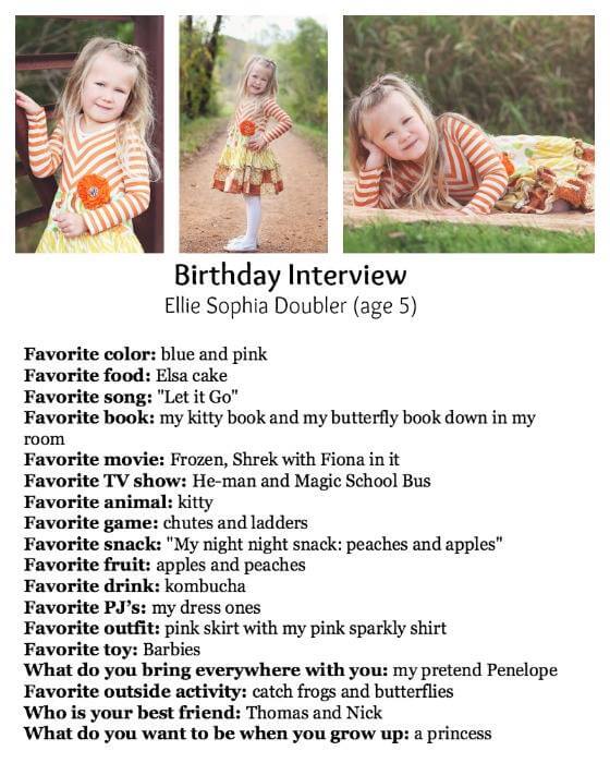 Birthday Party Ideas: the Birthday Interview | Real Food RN