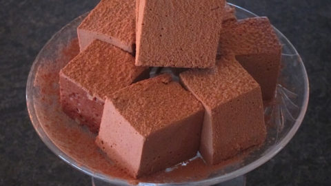 Healthy Hot Chocolate Squares