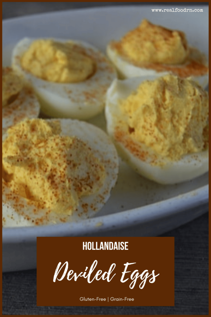 Hollandaise Deviled Eggs | Real Food RN