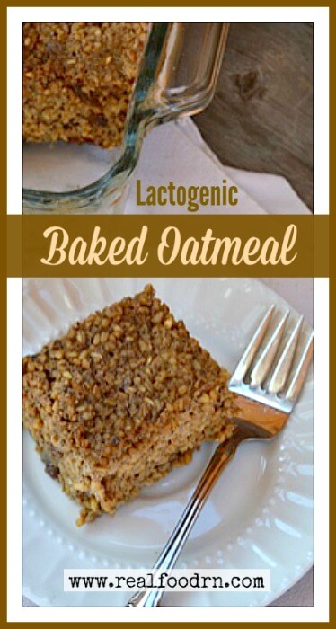 Lactogenic Baked Oatmeal | Real Food RN