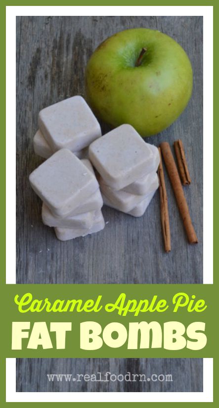 Caramel Apple Pie Fat Bomb Recipe | Real Food RN