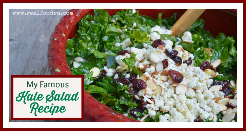 My Famous Kale Salad Recipe | Real Food RN 