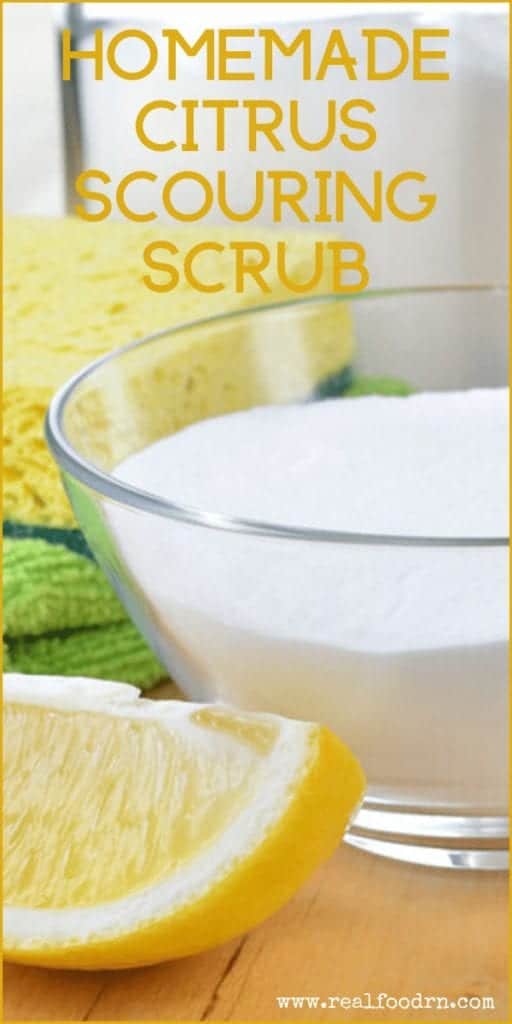 Homemade Citrus Scouring Scrub | Real Food RN