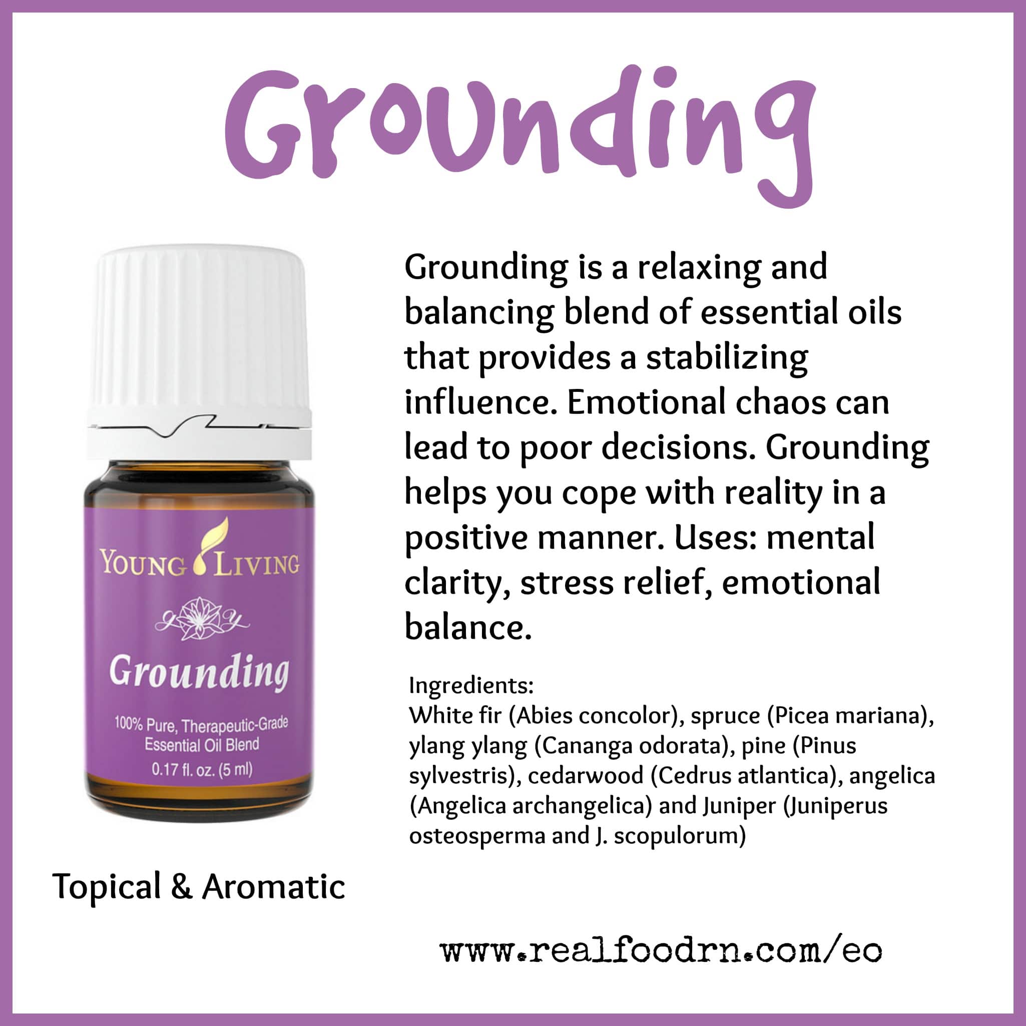 Grounding Essential Oil Pin