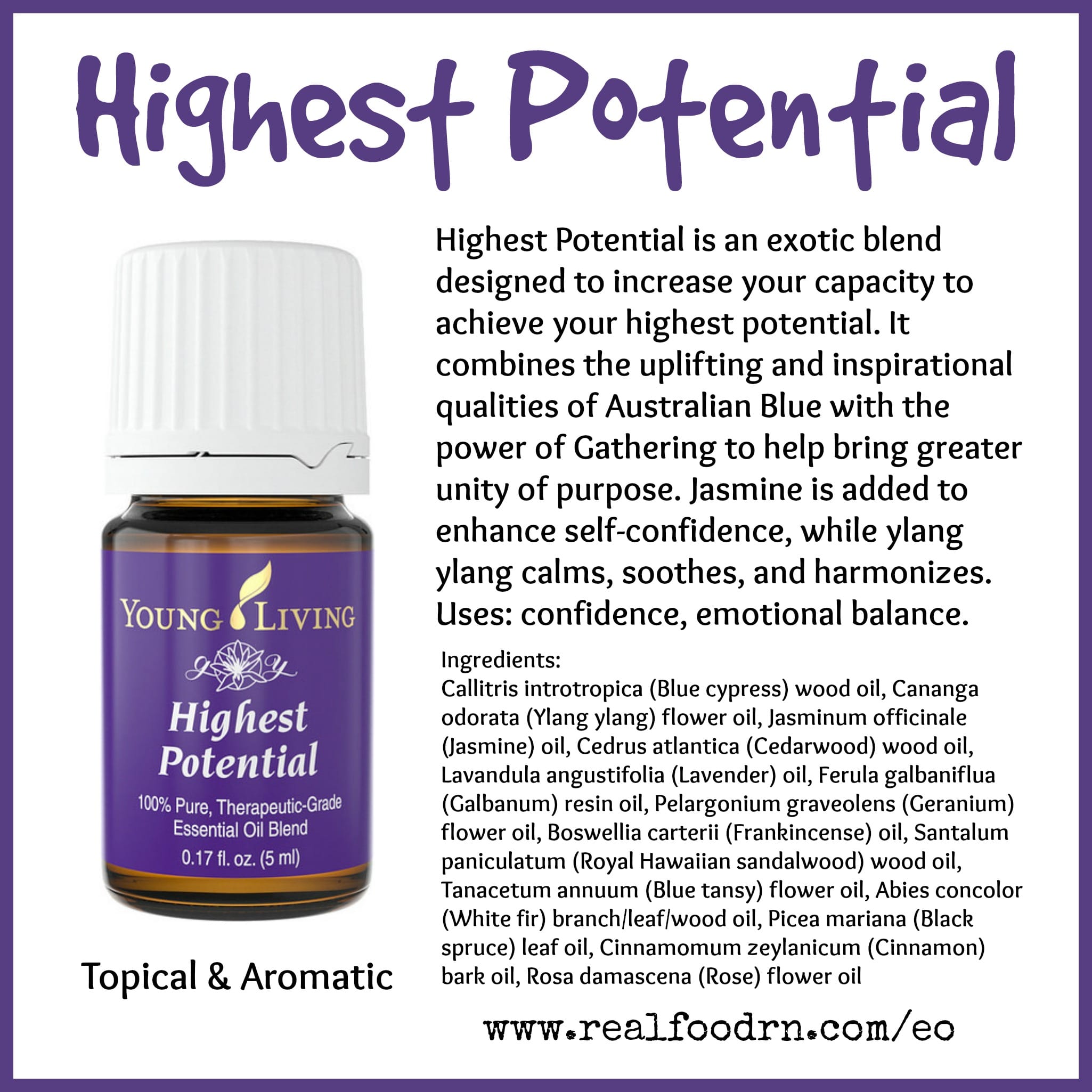 Highest Potential Essential Oil Pin