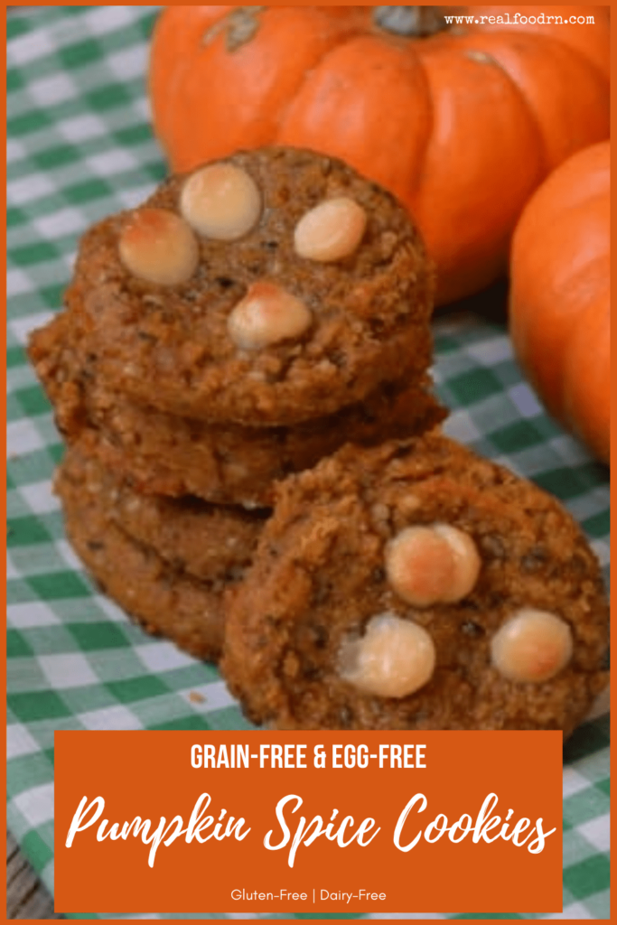 Grain-Free, Egg-Free, Dairy-Free Pumpkin Spice Cookies | Real Food RN