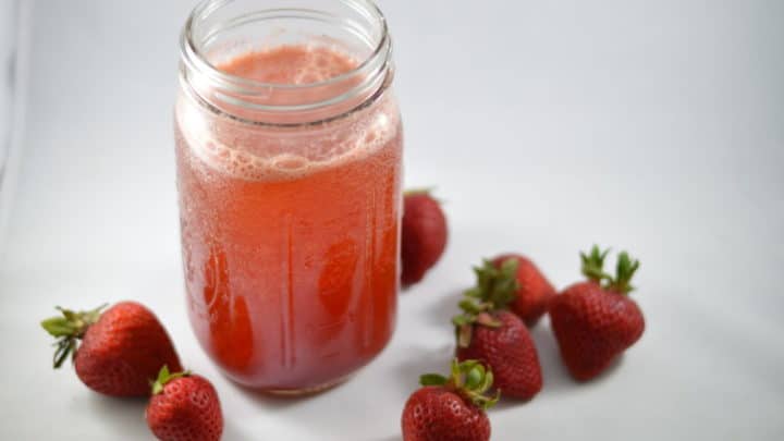 Kombucha Strawberry Shrub Recipe | Real Food RN
