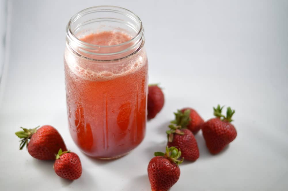 Kombucha Strawberry Shrub Recipe | Real Food RN