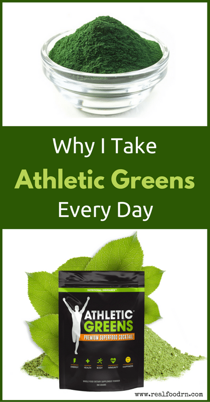 Why I Take Athletic Greens Every Day | Real Food RN