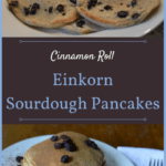 Cinnamon Roll Einkorn Sourdough Pancakes | Real Food RN
