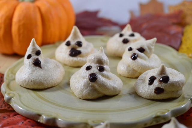 Ghostly Meringue Cookies - Real Food RN
