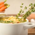 Instant Pot Creamy White Cheddar, Chicken Sausage, and Kale Soup | Real Food RN