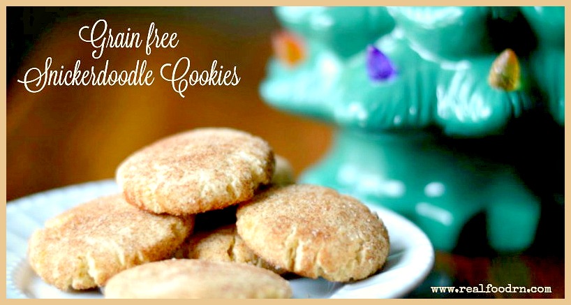 Grain Free Snickerdoodles Cookies