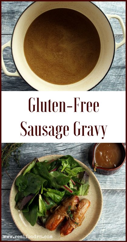 Gluten-Free Sausage Gravy | Real Food RN