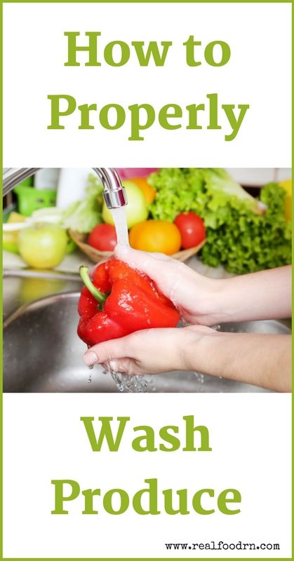 How to Properly Wash Produce | Real Food RN