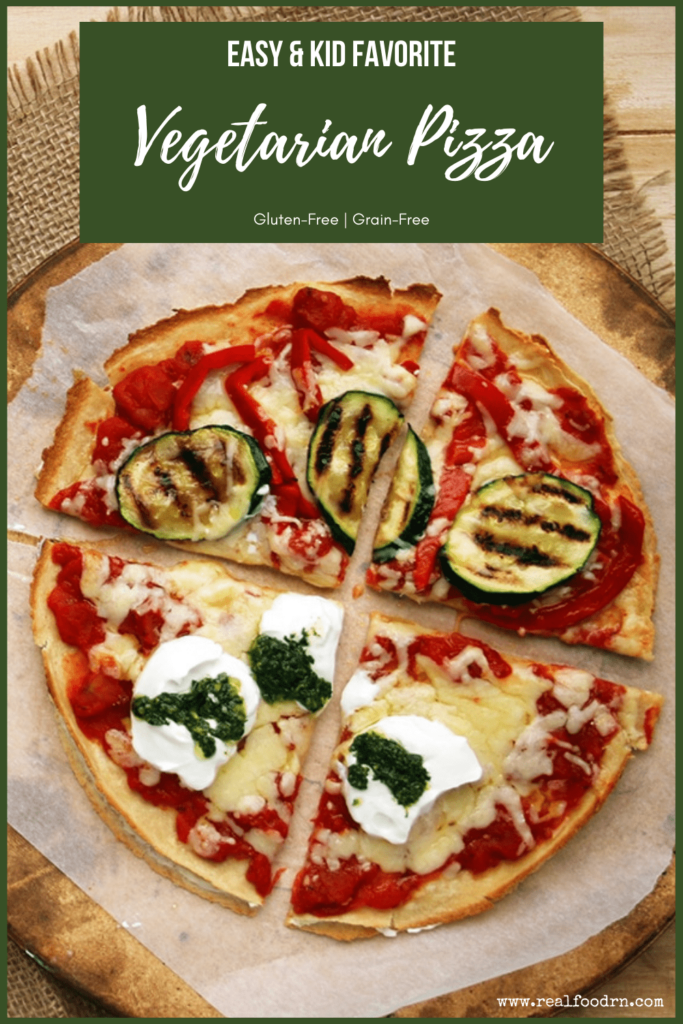 Easy and Kid Favorite Gluten-Free Vegetarian Pizza | Real Food RN