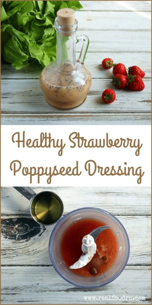 Healthy Strawberry Poppyseed Dressing | Real Food RN