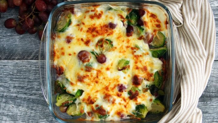 Cheesy Baked Brussels Sprouts | Real Food RN