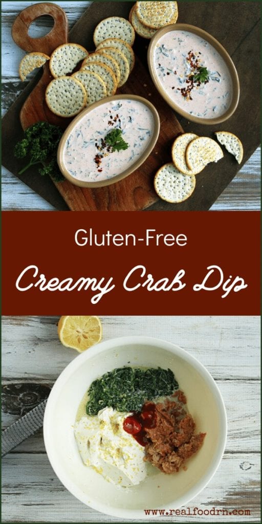 Gluten-Free Creamy Crab Dip | Real Food RN