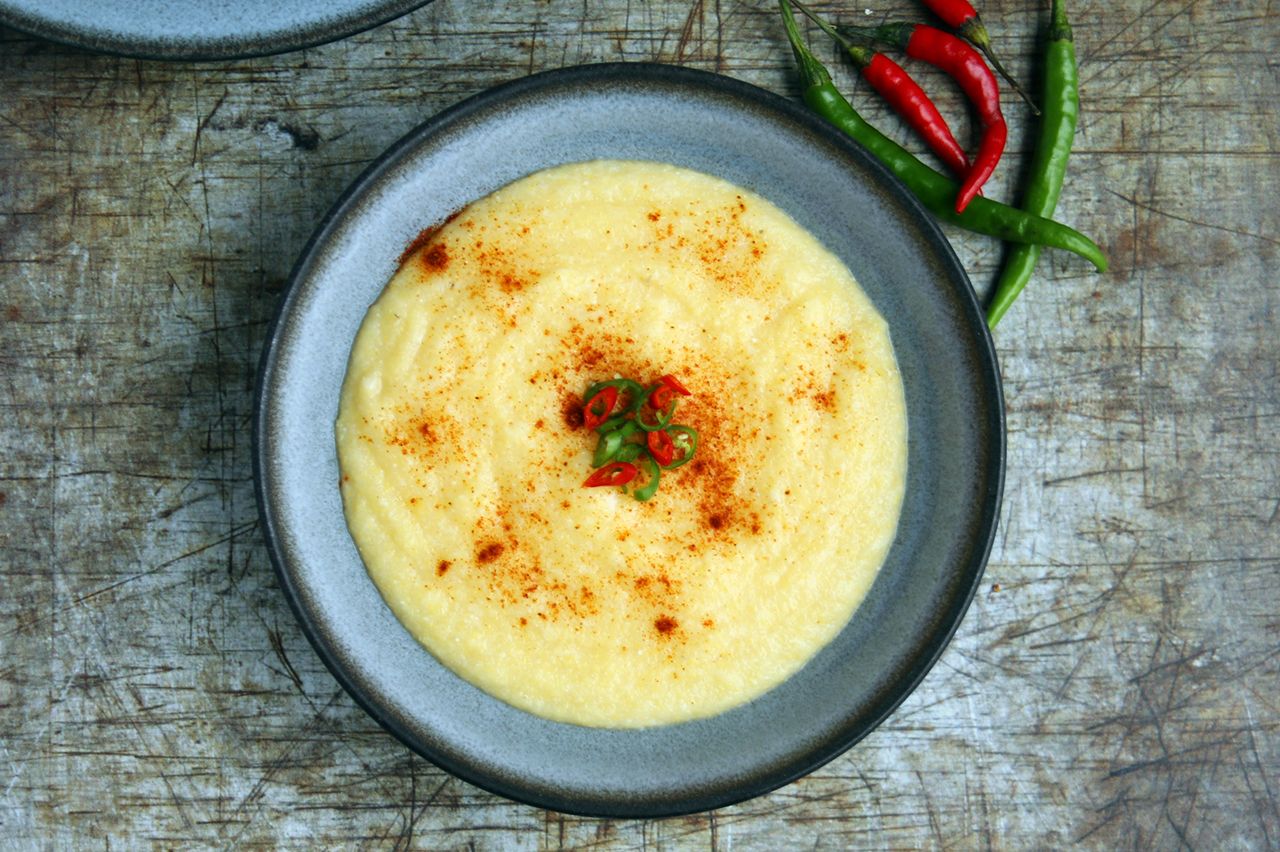 Healthier Cheesy Grits | Real Food RN