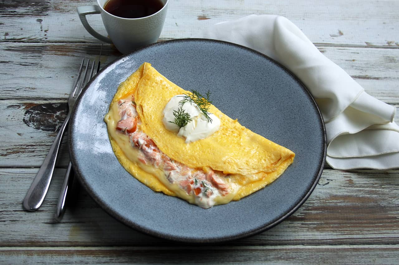 Easy Smoked Salmon Omelette | Real Food RN