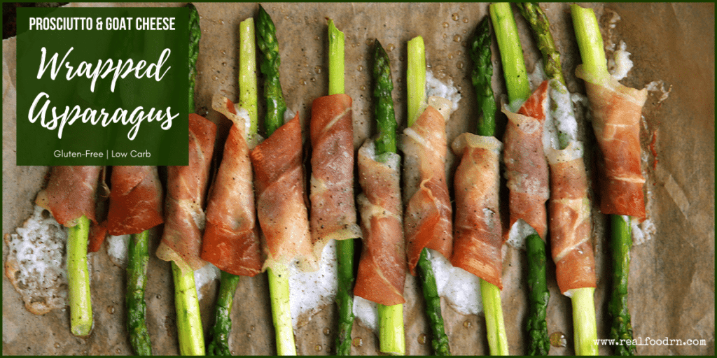 Prosciutto & Goat Cheese Wrapped Asparagus | Real Food RN