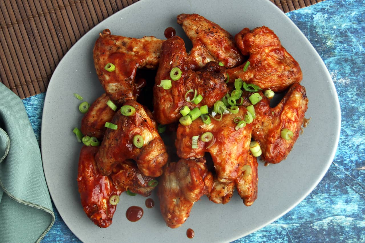 Easy & Healthy BBQ Chicken Wings | Real Food RN