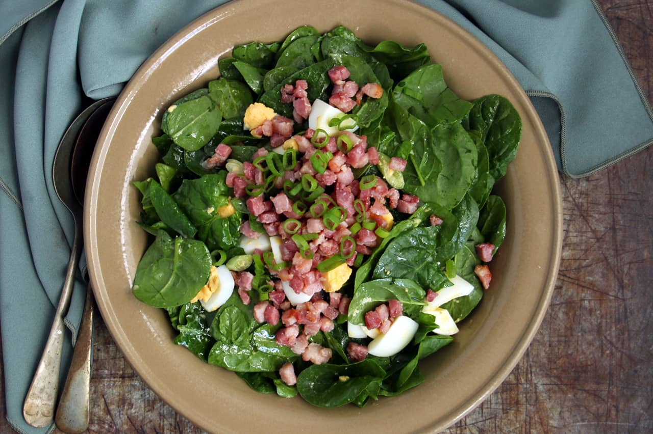 Grandma's Wilted Spinach Salad | Real Food RN
