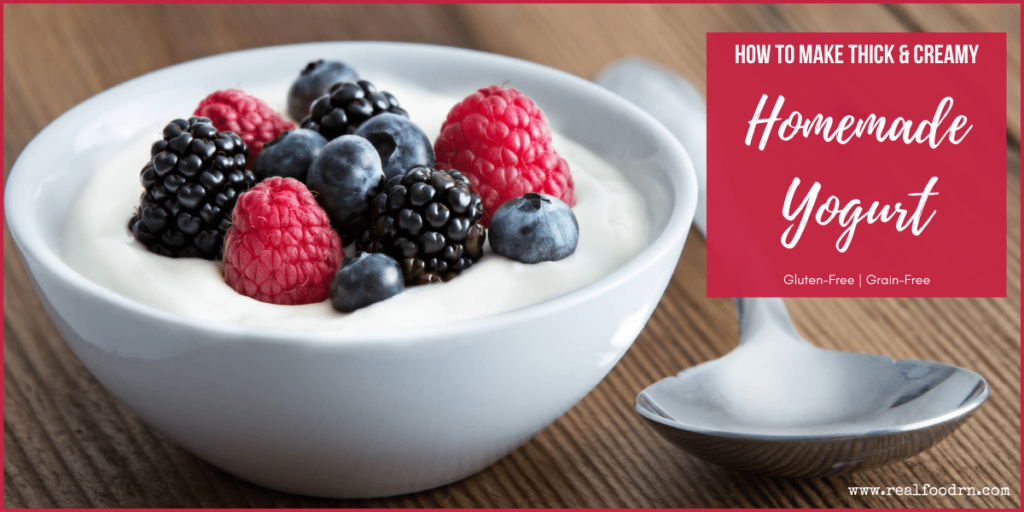 How to Make Thick & Creamy Homemade Yogurt Real Food RN
