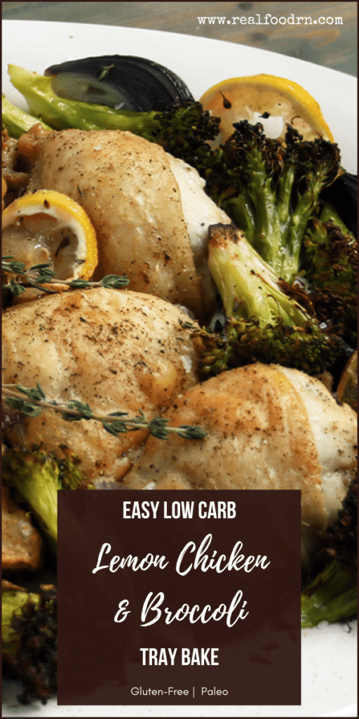 Easy Low Carb Lemon Chicken & Broccoli Tray Bake | Real Food RN