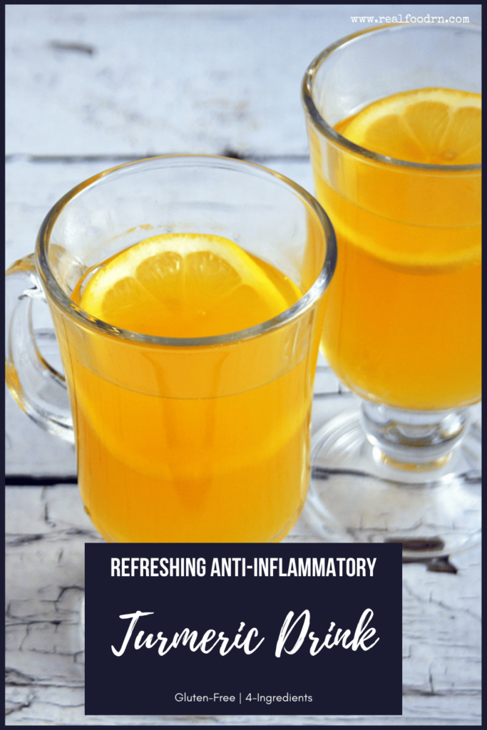 Refreshing Anti-Inflammatory Turmeric Drink | Real Food RN