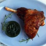Roast Leg of Lamb with Mint Pesto | Real Food RN
