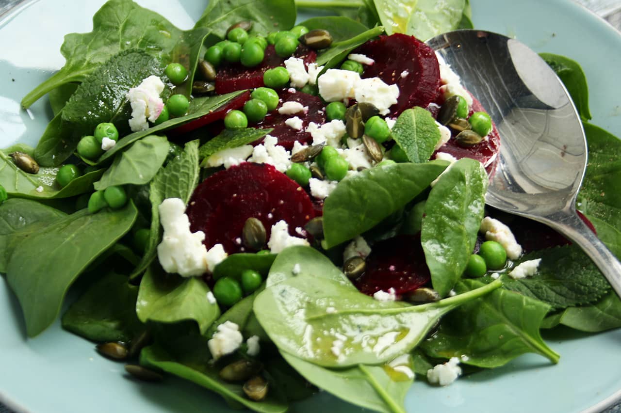 Minty Spinach Salad | Real Food RN