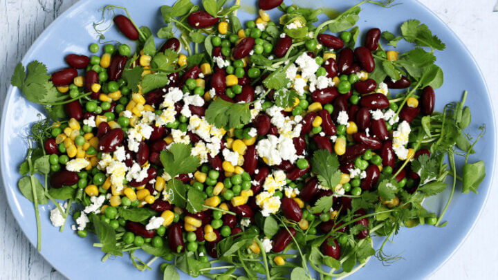 Simple & Hearty Red Kidney Bean Salad | Real Food RN