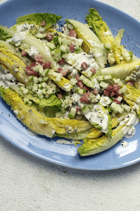 Hearty Classic Blue Cheese Wedge Salad | Real Food RN