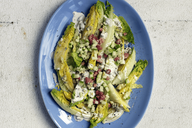 Hearty Classic Blue Cheese Wedge Salad | Real Food RN