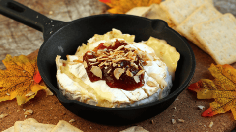 Easy Baked Camembert with Jam & Nuts | Real Food RN