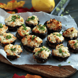 Grain-Free Crab Stuffed Mushrooms | Real Food RN