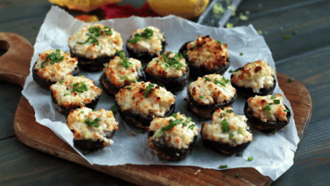 Grain-Free Crab Stuffed Mushrooms | Real Food RN