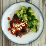 Steak with Tomatoes & Blue Cheese | Real Food RN